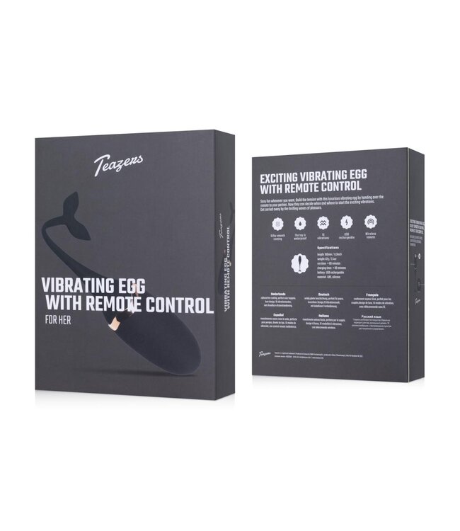 Luxurious Vibrating Egg w/ Remote Black