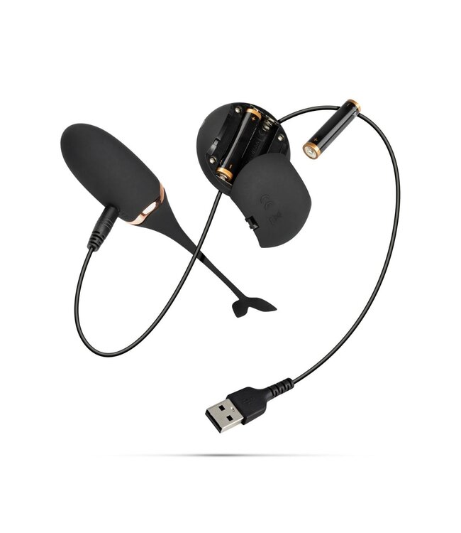 Luxurious Vibrating Egg w/ Remote Black