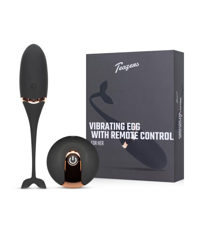 Luxurious Vibrating Egg w/ Remote Black