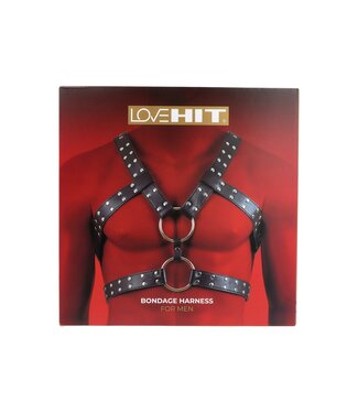 Love Hit by Virgite Men's Chest Harness - MOD. 6
