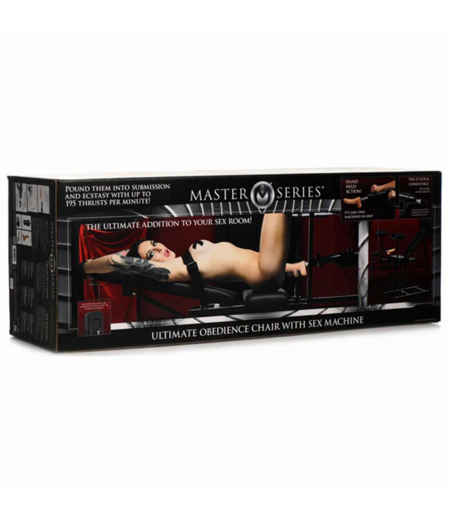 Obedience Chair with Sex Machine