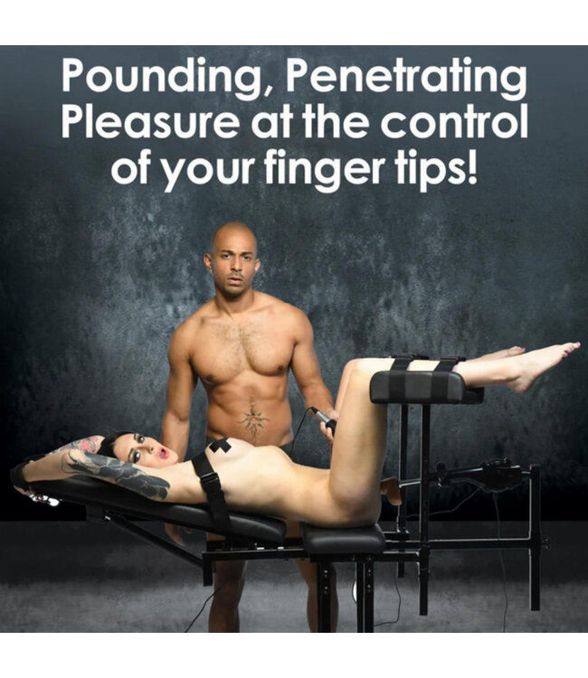 Obedience Chair with Sex Machine