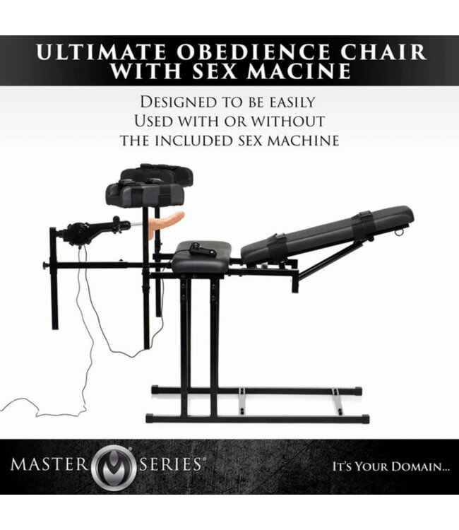 Obedience Chair with Sex Machine