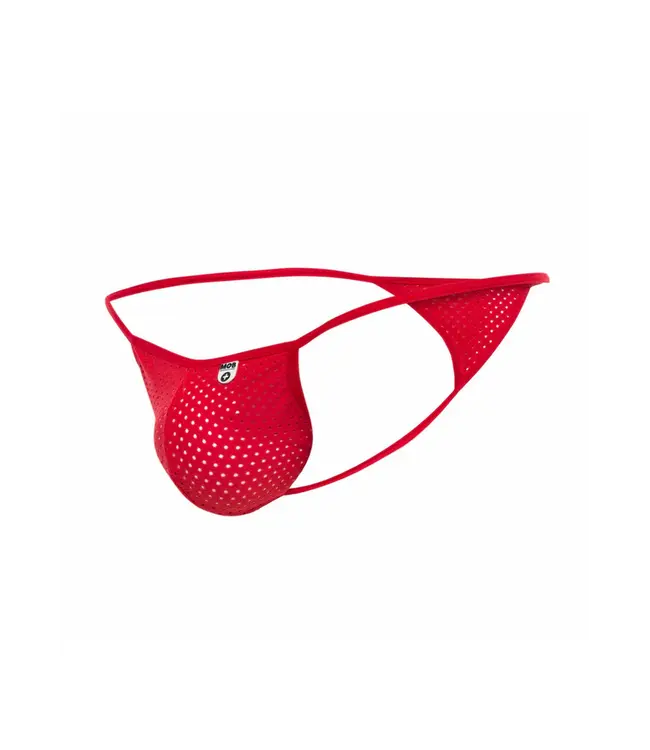 Microfiber V-Thong Red