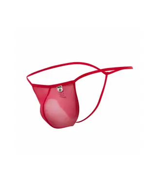 MOB Eroticwear MOB Sheer T-Back Thong Red