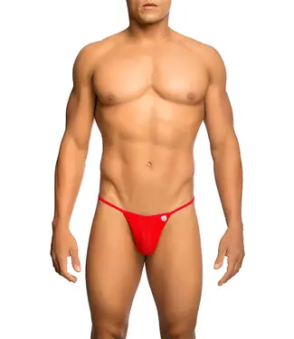 MOB Eroticwear MOB Sheer T-Back Thong Red