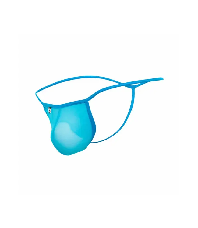 MOB Sheer T-Back Thong Aqua