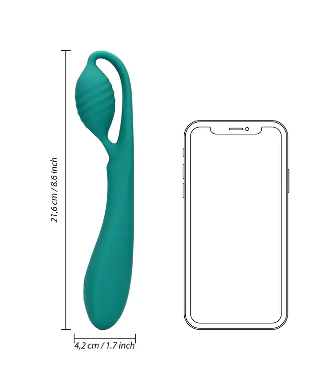 G-Spot Vibrator with Bead bleu