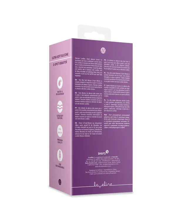 Ultra Soft Silicone G-Spot Vibrator purple