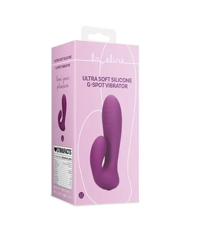 Ultra Soft Silicone G-Spot Vibrator purple