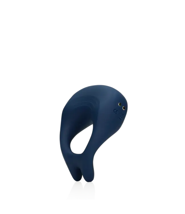 Pointed Vibrating Cock Ring blue