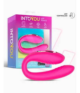 IntoYou Couty - Couples Toy 360° Oscillation, App Controlled - Pink