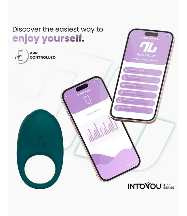 Vibrator Ring, App-Controlled - Green