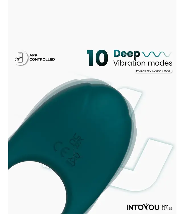 Vibrator Ring, App-Controlled - Green