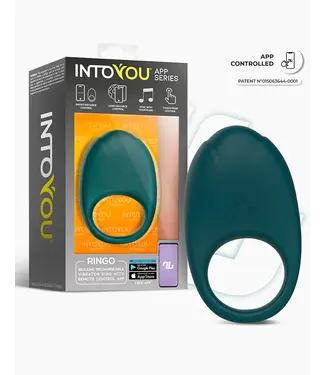 IntoYou Vibrator Ring, App-Controlled - Green