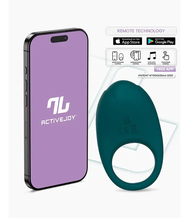 Vibrator Ring, App-Controlled - Green