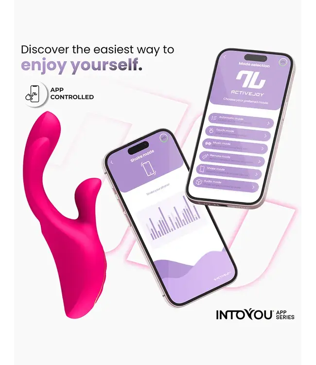 Derek - Finger Vibrator, 3 Motors, App Control - Pink