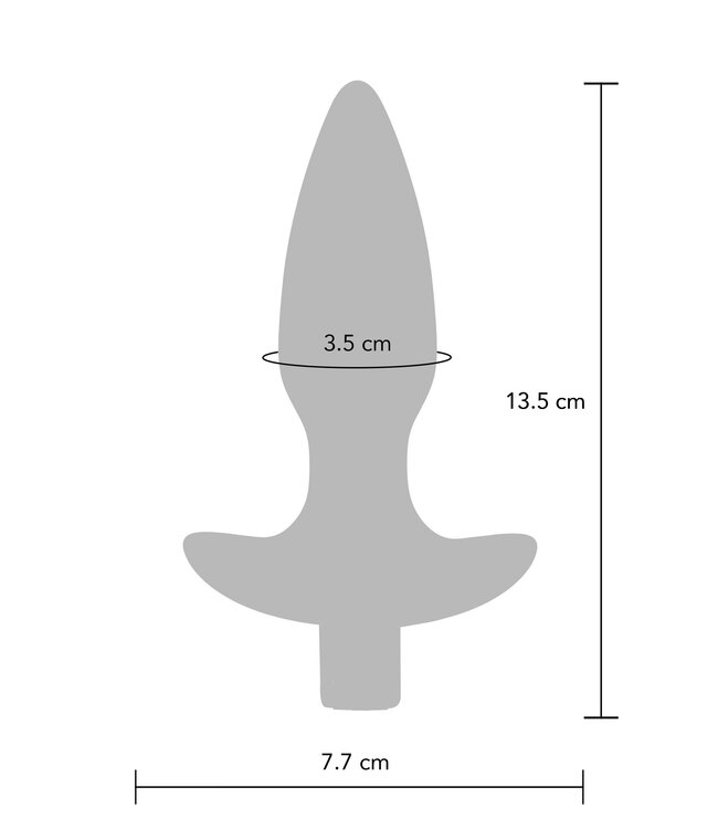 The Sparkle Vibrating Butt Plug + Remote