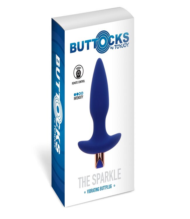The Sparkle Vibrating Butt Plug + Remote