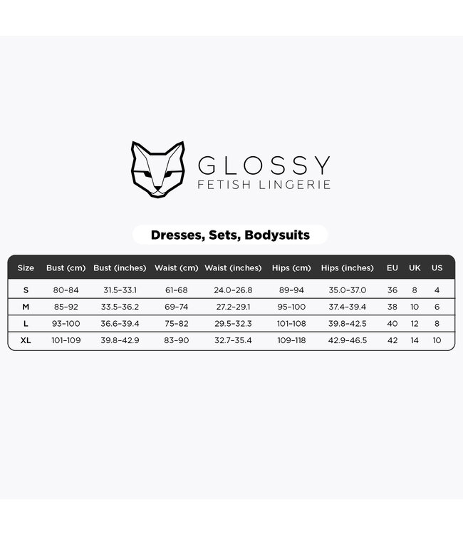 Wetlook dress with collar and metal rings - Marisa