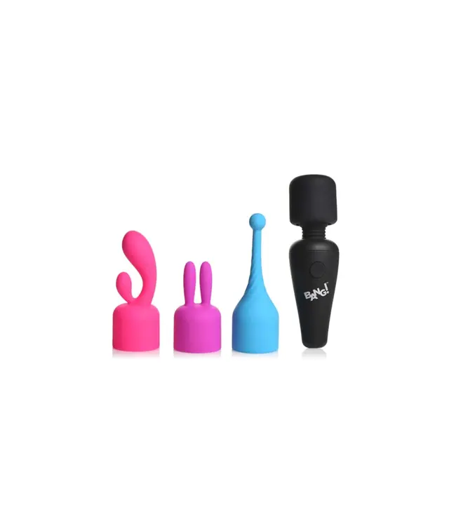 Mini Wand Massager with 3 Attachments