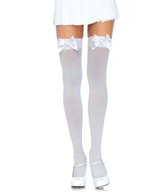 Leg Avenue Nylon Kousen - Wit