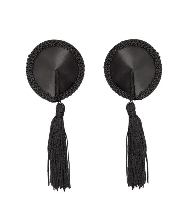 Satin Nipple Covers with Tassels