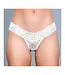 Bewicked V-Cut Lace Panties - White