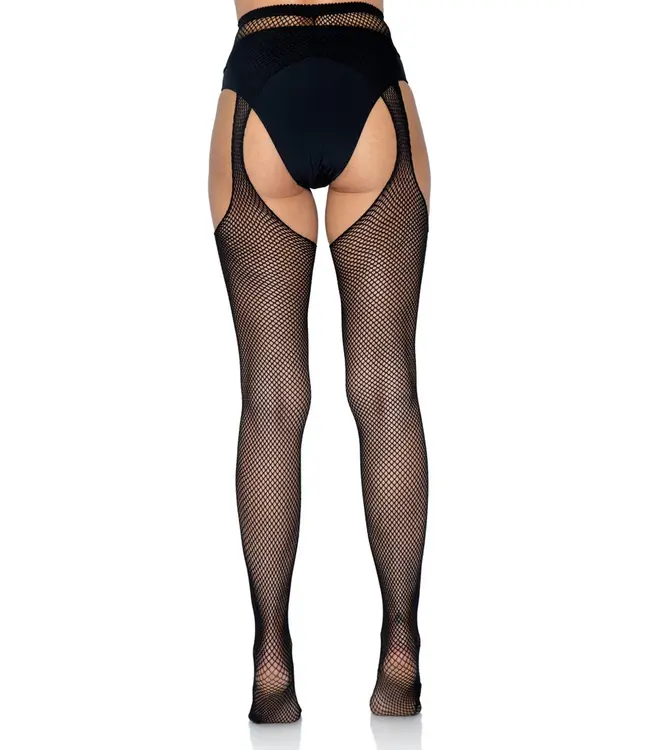 Fishnet Suspender Pantyhose