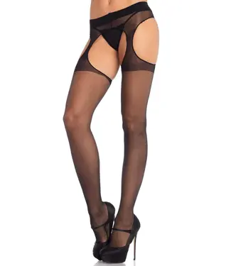 Leg Avenue Leg Avenue Sheer Suspender Pantyhose