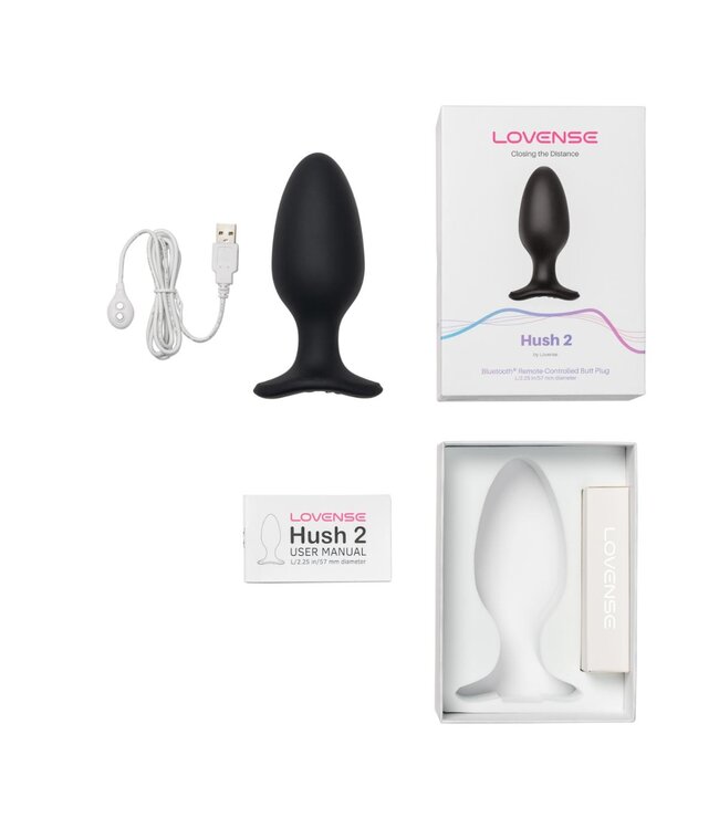 Lovense - Hush 2 Butt Plug L 57 mm