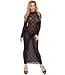 Leg Avenue Long Sleeved Long Dress - OS