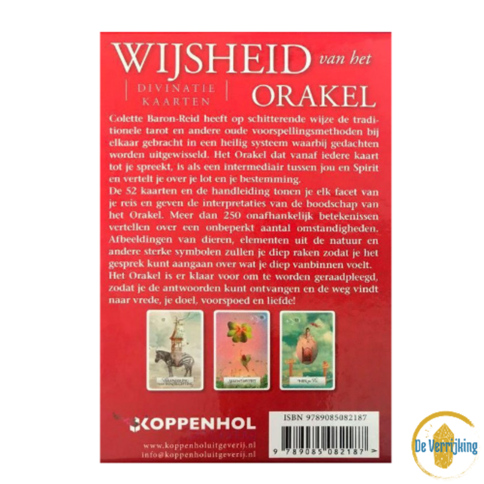 Koppenhol Uitgeverij BV Wijsheid van het Orakel | Colette Baron - Reid