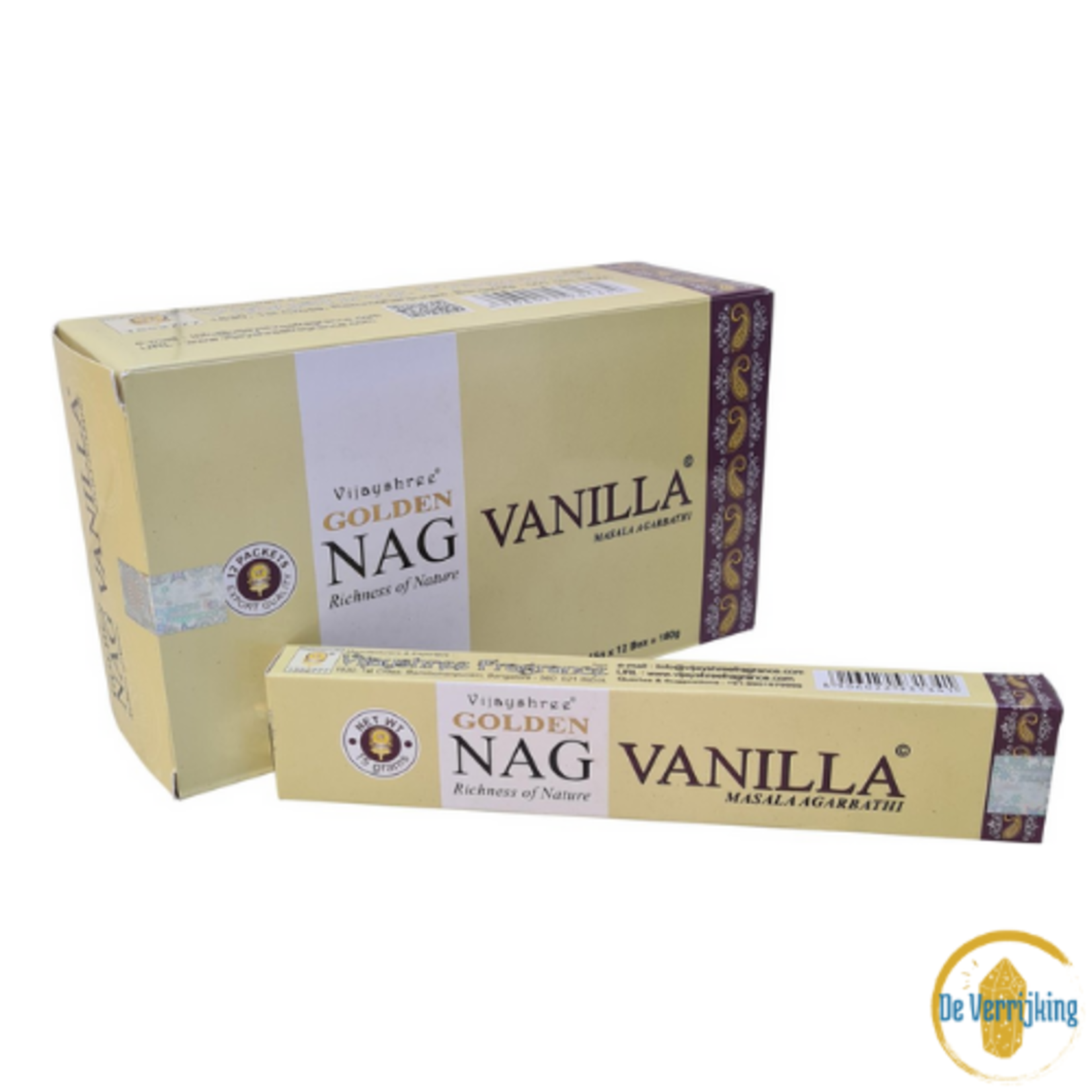 Golden Nag Golden Nag Vanilla Incense 15 grams