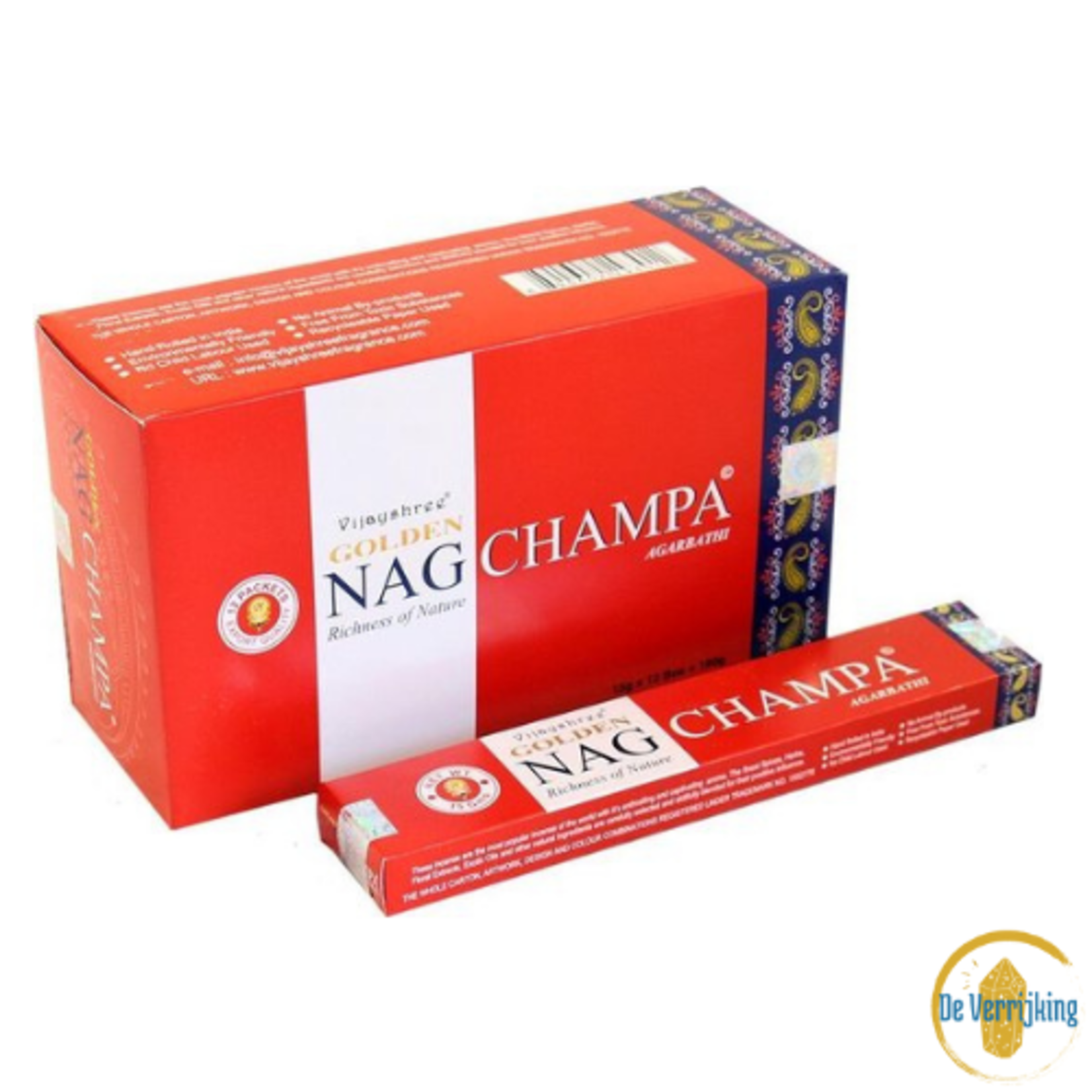 Golden Nag Red Champa | Wierookstokjes | Golden Nag