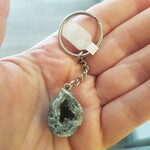 De Verrijking Sleutelhanger agaat geode