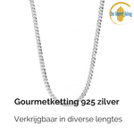 De Verrijking Zilverenketting Schakel 45cm d2,05mm