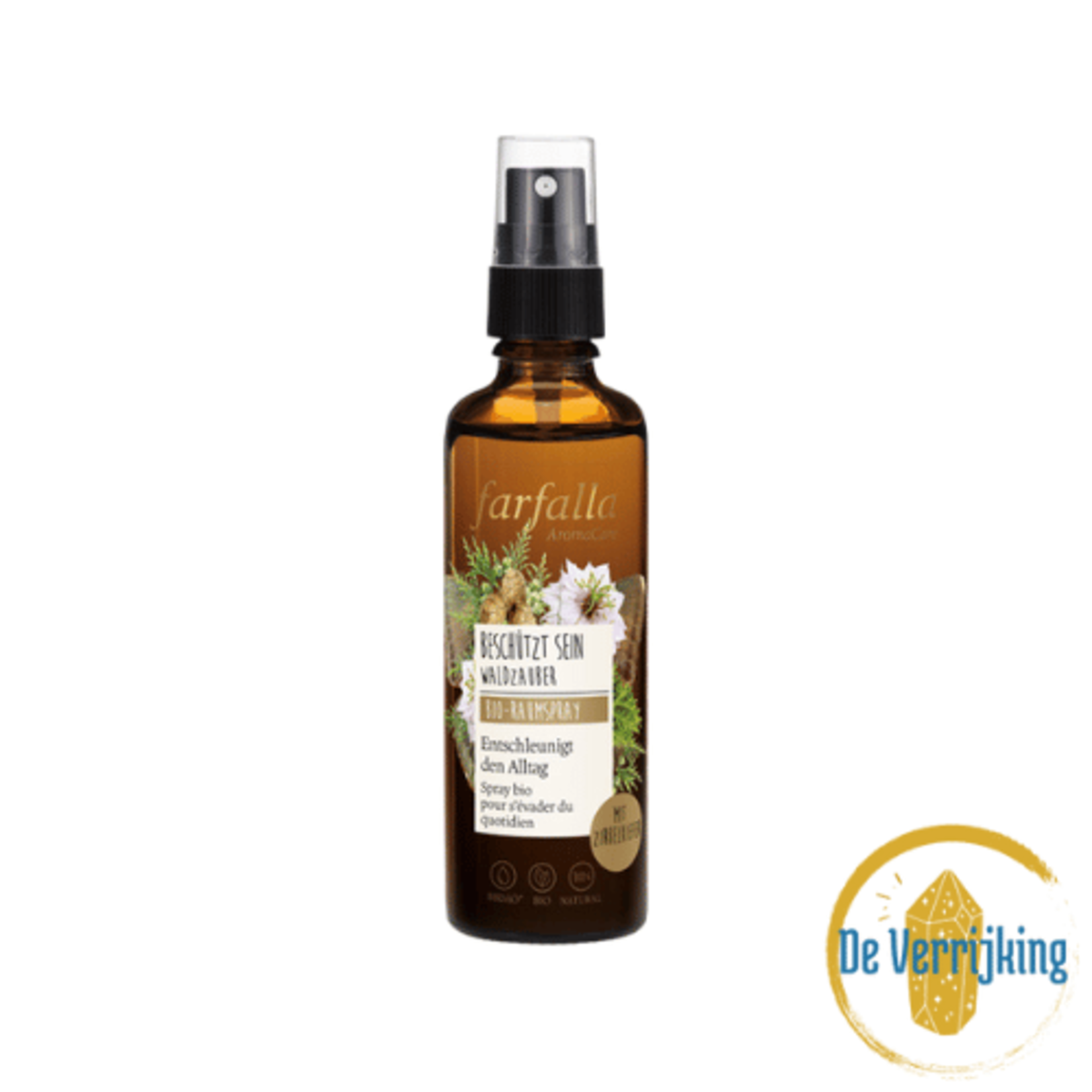 Farfalla Aromacare Forest Magic Bescherming | Bio Aurspray 75ml | Farfalla