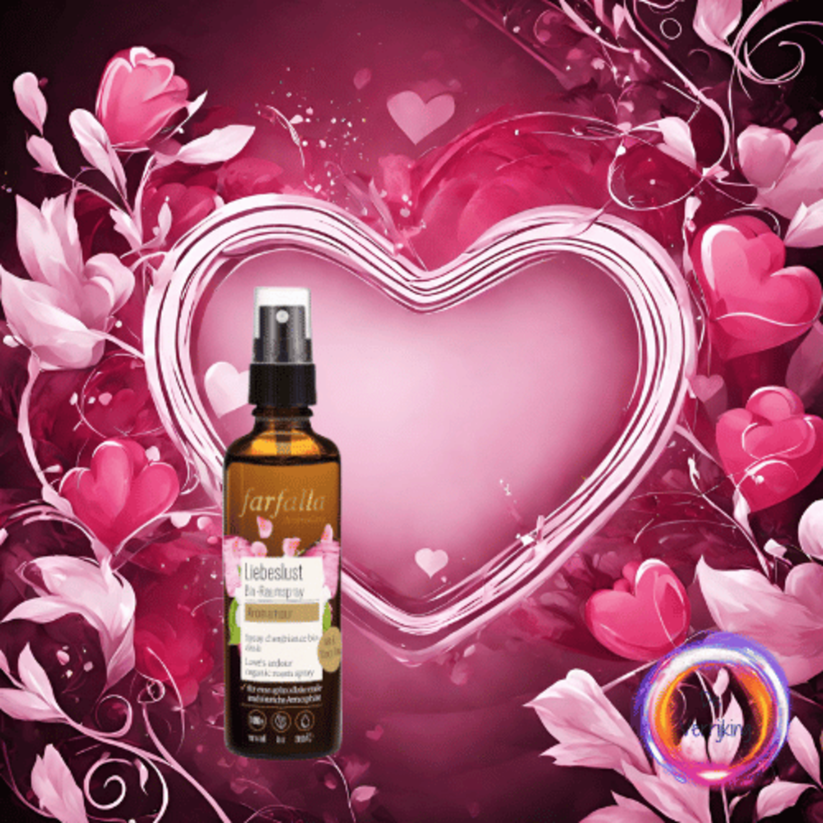 Farfalla Aromacare Aromamour - Hartstochtelijk liefde Auraspray bio - liebeslust 75ml