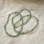 De Verrijking Groene Aventurijn | (Facet) Kralenarmband 4mm / 19cm