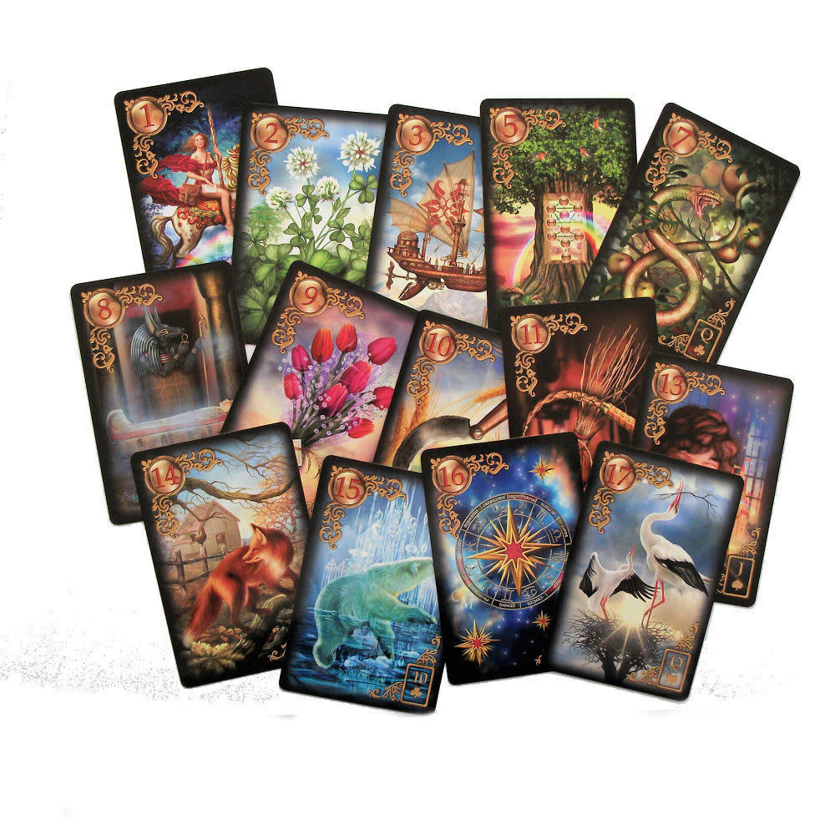 Koppenhol Uitgeverij BV Gilded Reverie Lenormand expanded edition