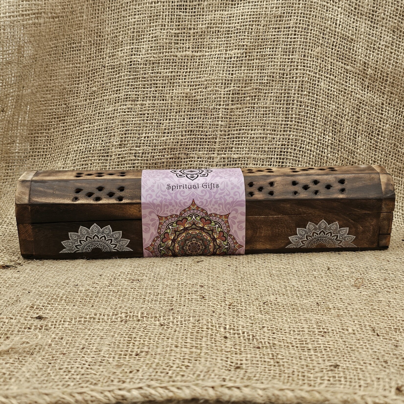 Green Tree Wierookhouder | Hout Mandala