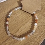 De Verrijking Kwarts met inclusies | Kralenarmband 4mm/19cm