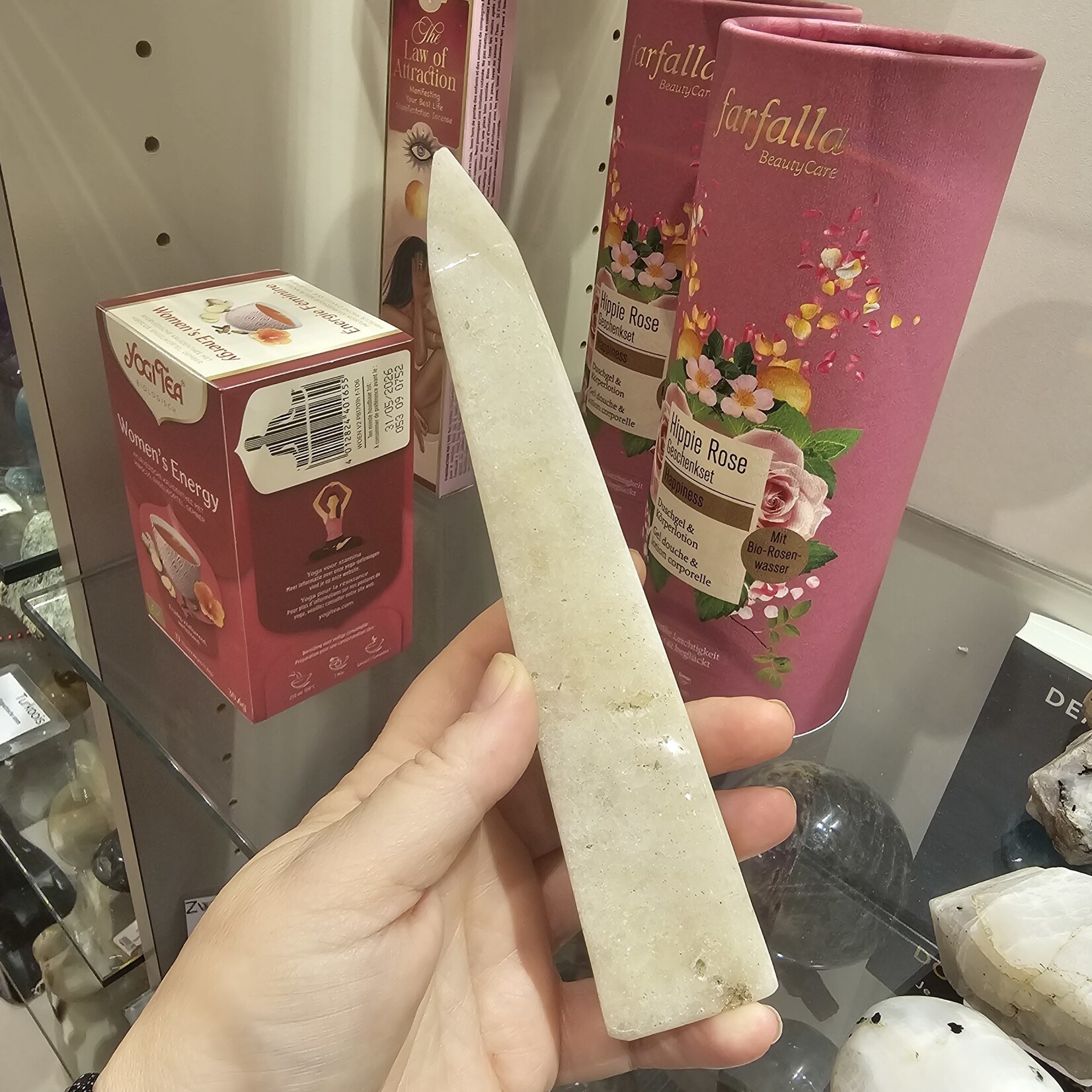 De Verrijking Roze Amethist Obelisk L