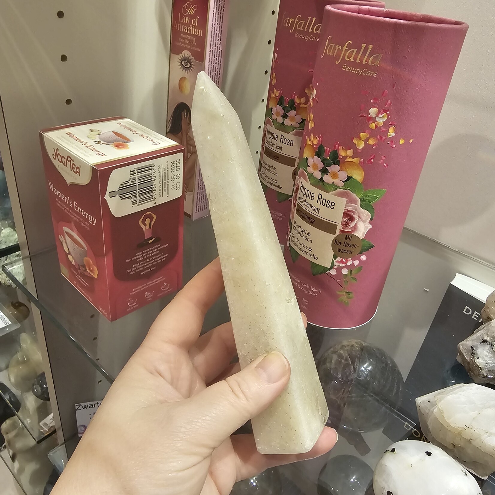 De Verrijking Roze Amethist Obelisk L