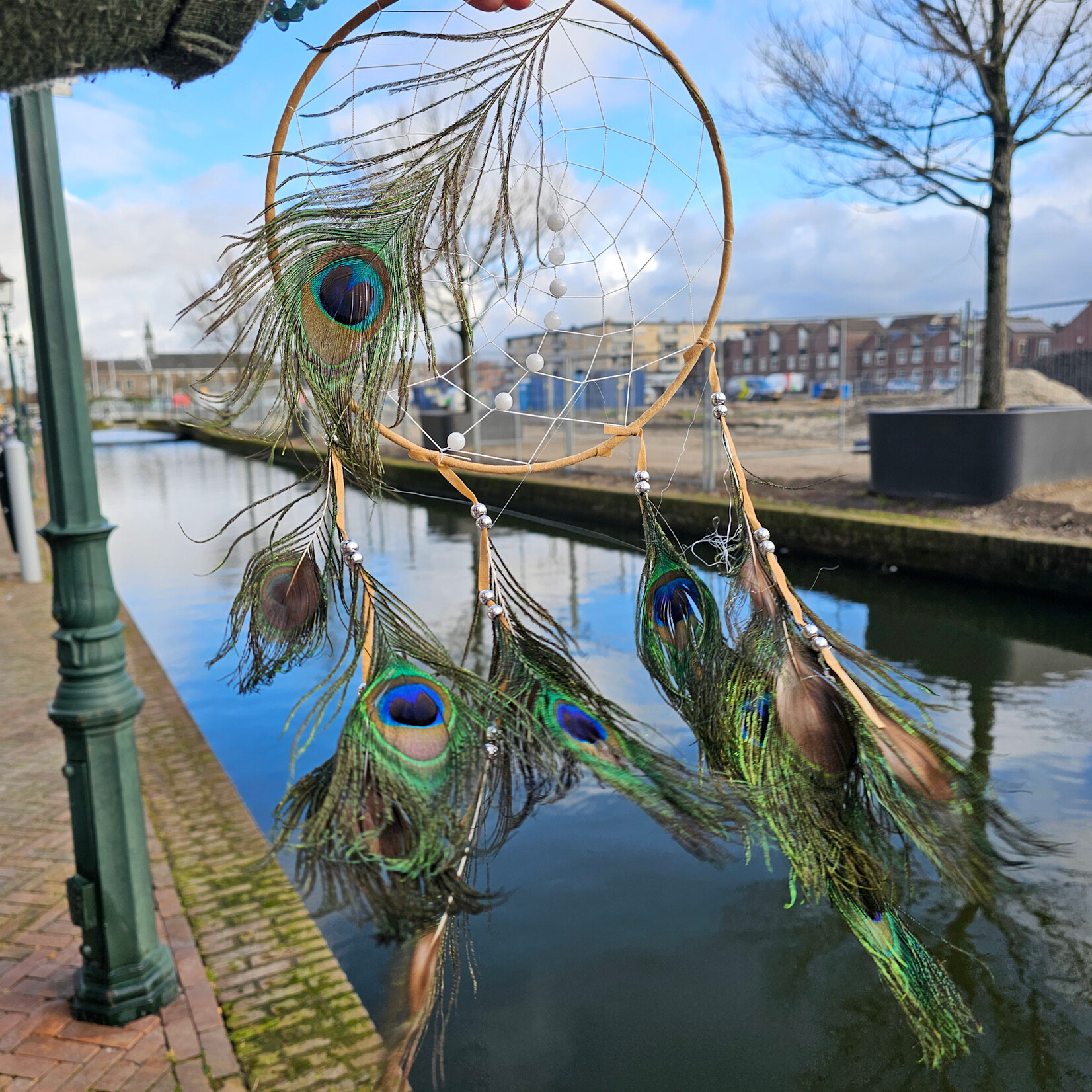 De Verrijking Dromenvanger Pauwenveer 23cm