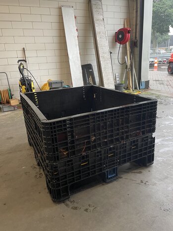 Inklapbare kunststofbak 1200X1000X680 mm