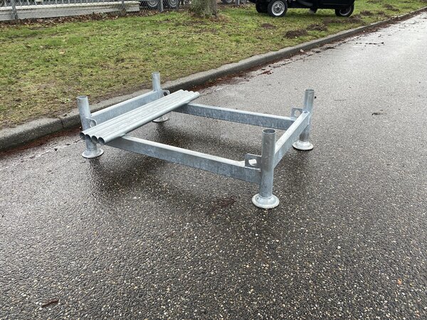 Set van 10 nieuwe Bouwpallets 1200x760mm Incl. rongen Set van 10 nieuwe Bouwpallets 1200x760mm Incl. rongen