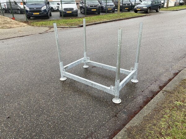 Set van 10 nieuwe Bouwpallets 1200x760mm Incl. rongen Set van 10 nieuwe Bouwpallets 1200x760mm Incl. rongen