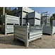 Nieuwe stapelbak met voorklep 1000x800x500mm Verzinkt Nieuwe stapelbak met voorklep 1000x800x500mm Verzinkt